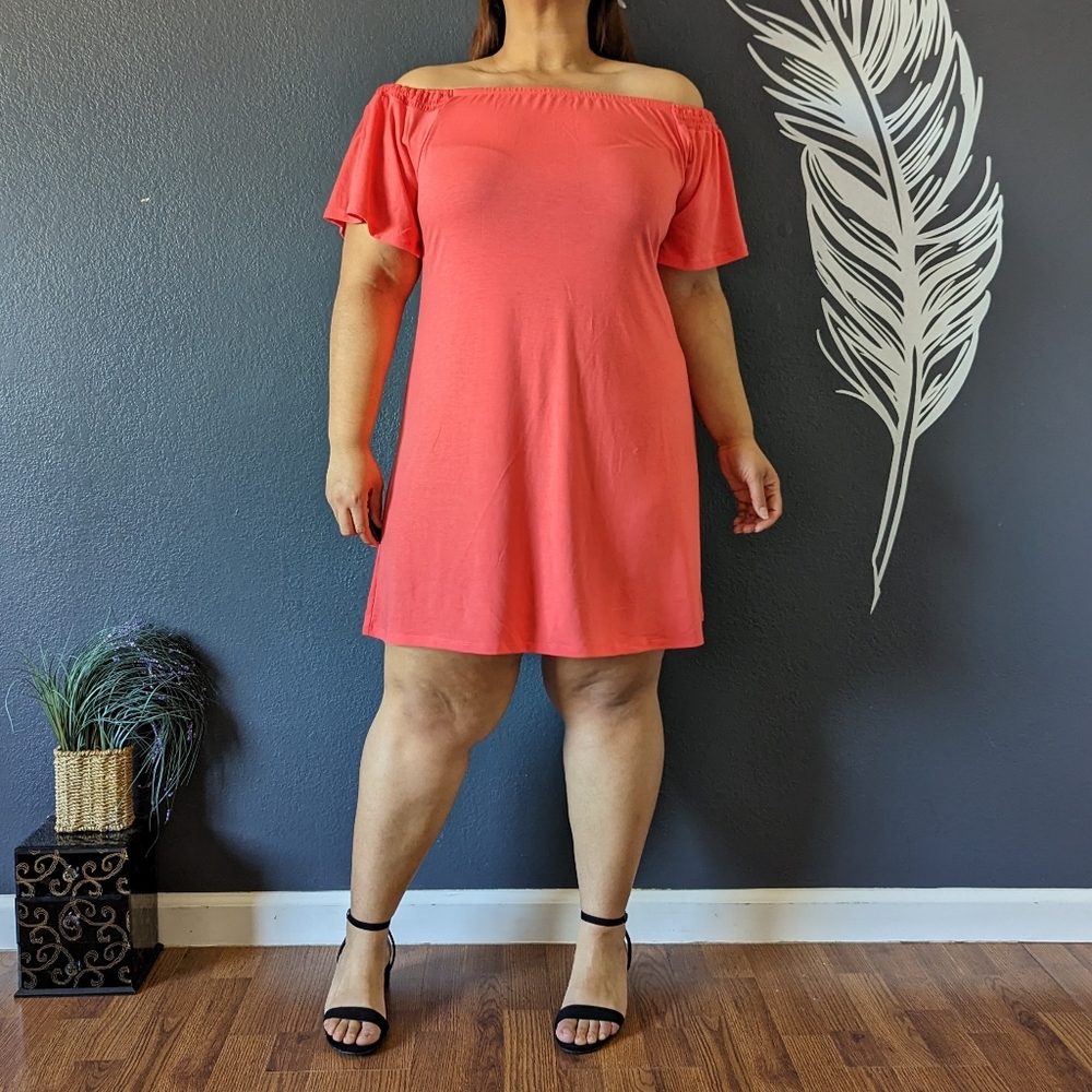 West Loop Peach Dress